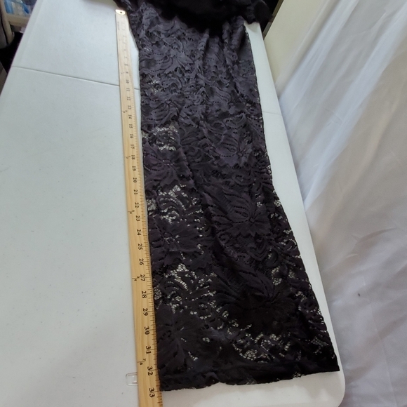 NWT Fashion to Figure Drama Sleeve Lace Jumpsuit 2X Straight Leg Stretch Goth - Picture 10 of 16